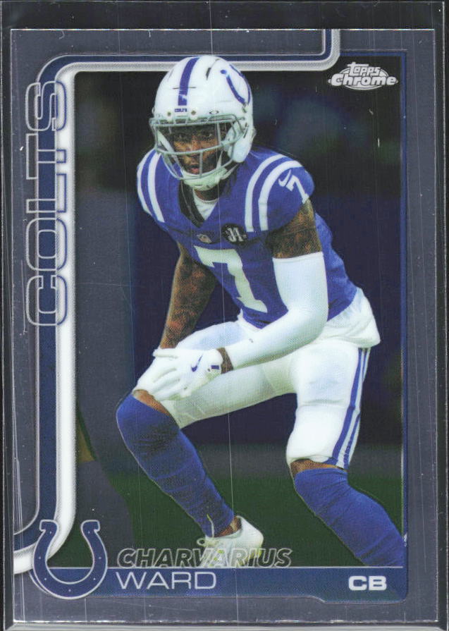 2025 Topps Chrome #129 Charvarius Ward – framsida