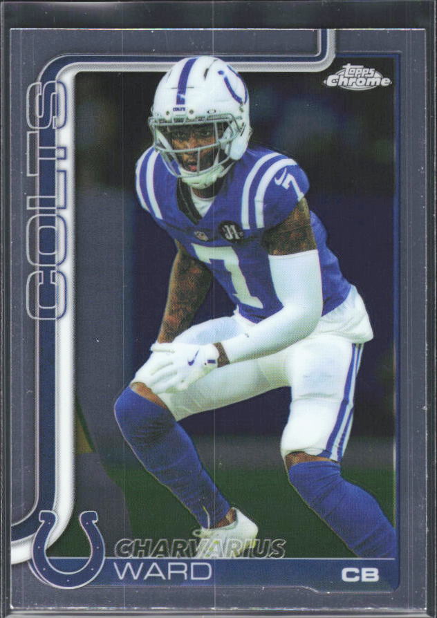 2025 Topps Chrome #129 Charvarius Ward – framsida