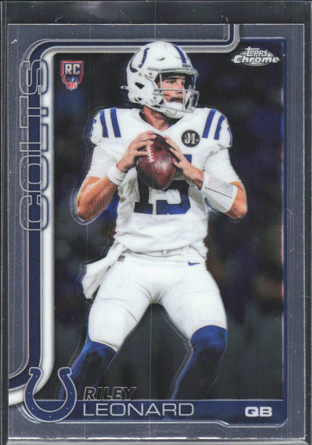 2025 Topps Chrome #318 Riley Leonard – framsida