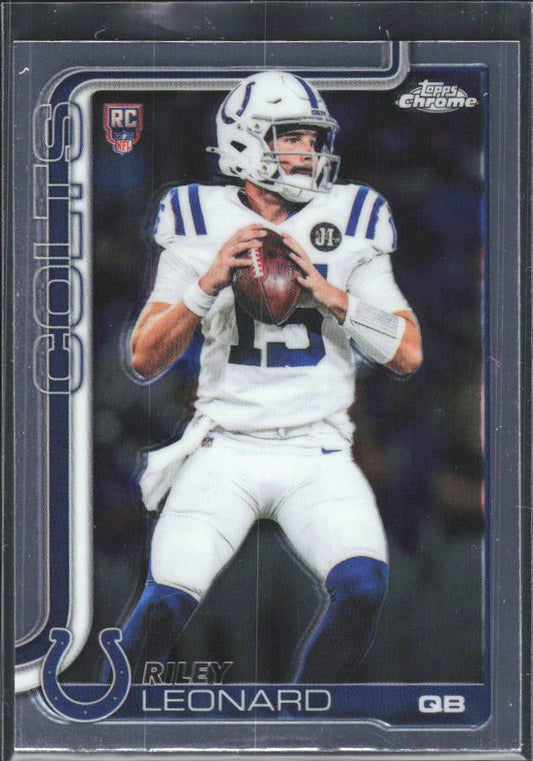 2025 Topps Chrome #318 Riley Leonard – framsida