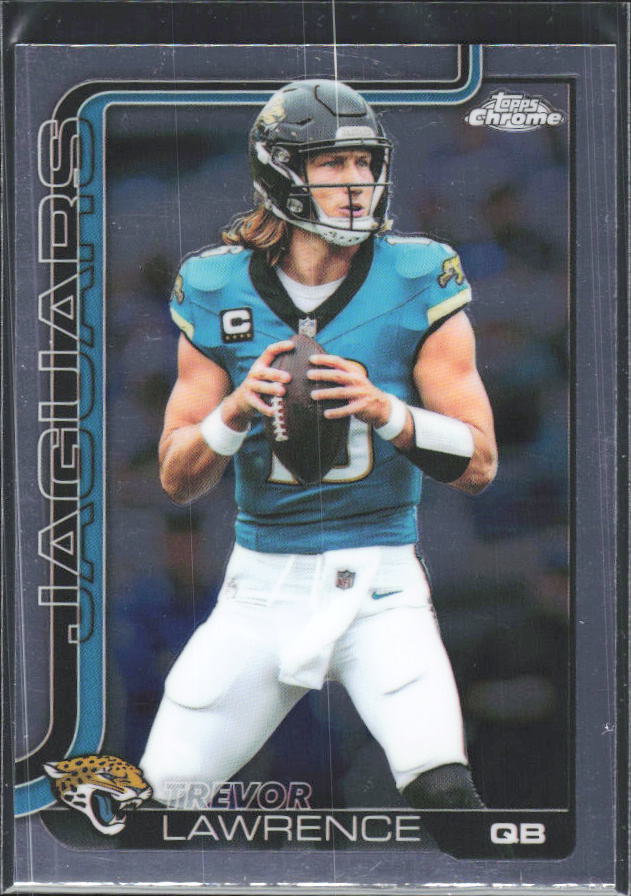 2025 Topps Chrome #138 Trevor Lawrence – framsida
