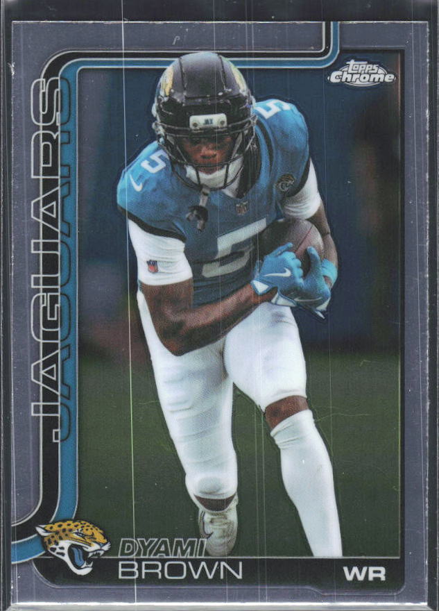 2025 Topps Chrome #136 Dyami Brown – framsida