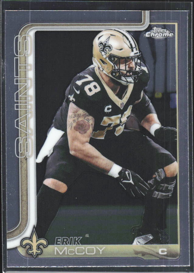 2025 Topps Chrome #223 Erik McCoy – framsida