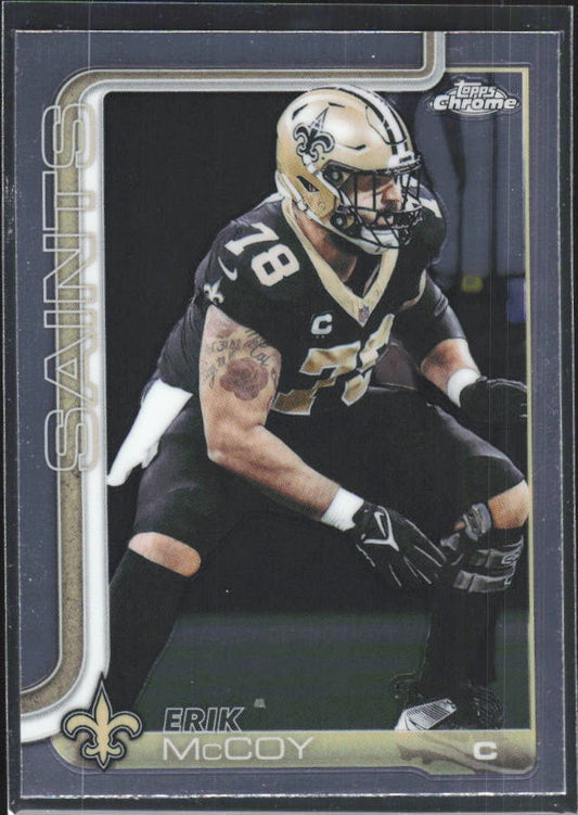 2025 Topps Chrome #223 Erik McCoy – framsida