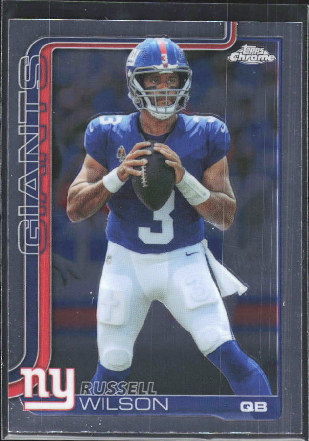 2025 Topps Chrome #229 Russell Wilson – framsida