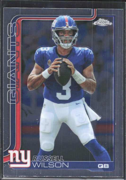 2025 Topps Chrome #229 Russell Wilson – framsida