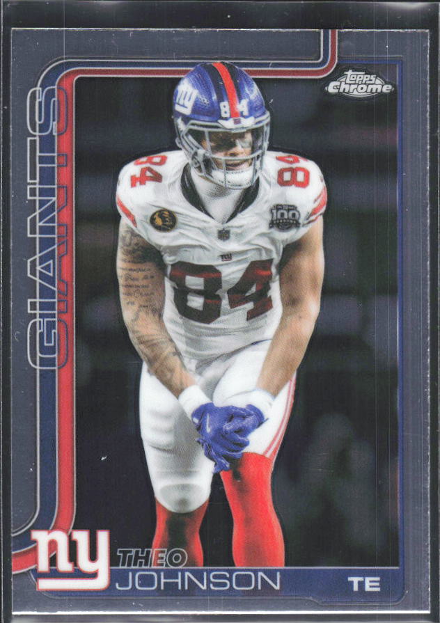 2025 Topps Chrome #233 Theo Johnson – framsida