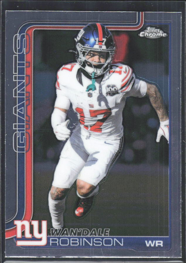 2025 Topps Chrome #227 Wan'Dale Robinson – framsida