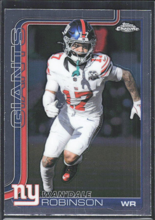 2025 Topps Chrome #227 Wan'Dale Robinson – framsida