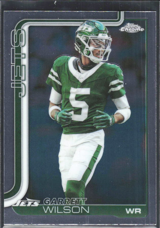 2025 Topps Chrome #235 Garrett Wilson – framsida