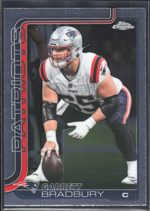 2025 Topps Chrome #212 Garrett Bradbury – framsida