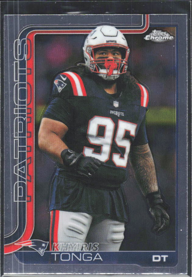 2025 Topps Chrome #214 Khyiris Tonga – framsida