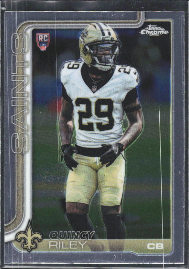 2025 Topps Chrome #369 Quincy Riley – framsida