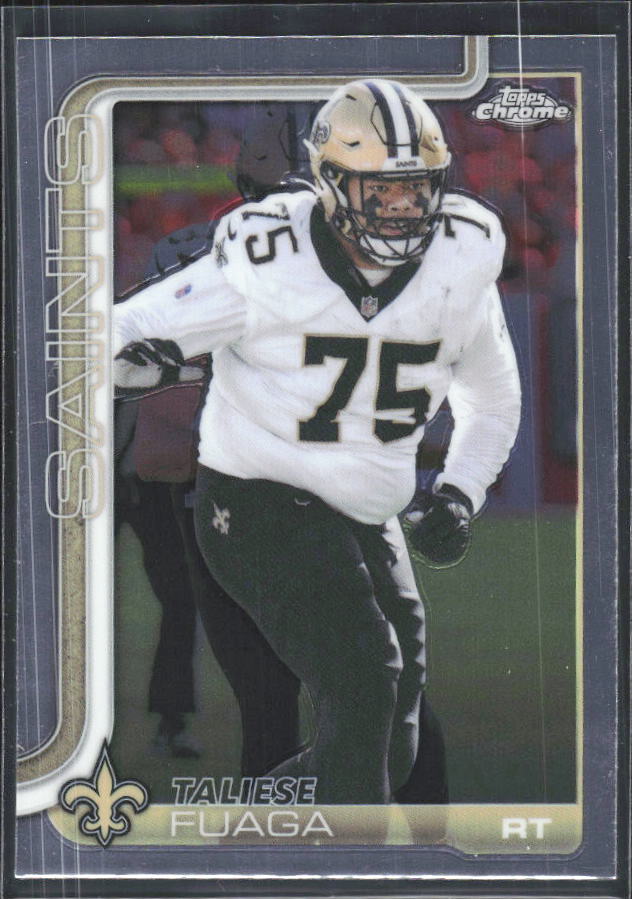2025 Topps Chrome #219 Taliese Fuaga – framsida