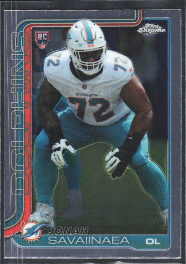 2025 Topps Chrome #380 Jonah Savaiinaea – framsida