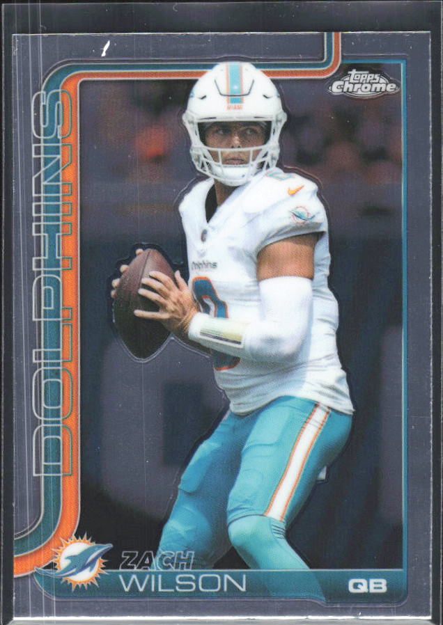 2025 Topps Chrome #189 Zach Wilson – framsida