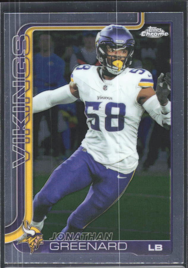2025 Topps Chrome #197 Jonathan Greenard – framsida