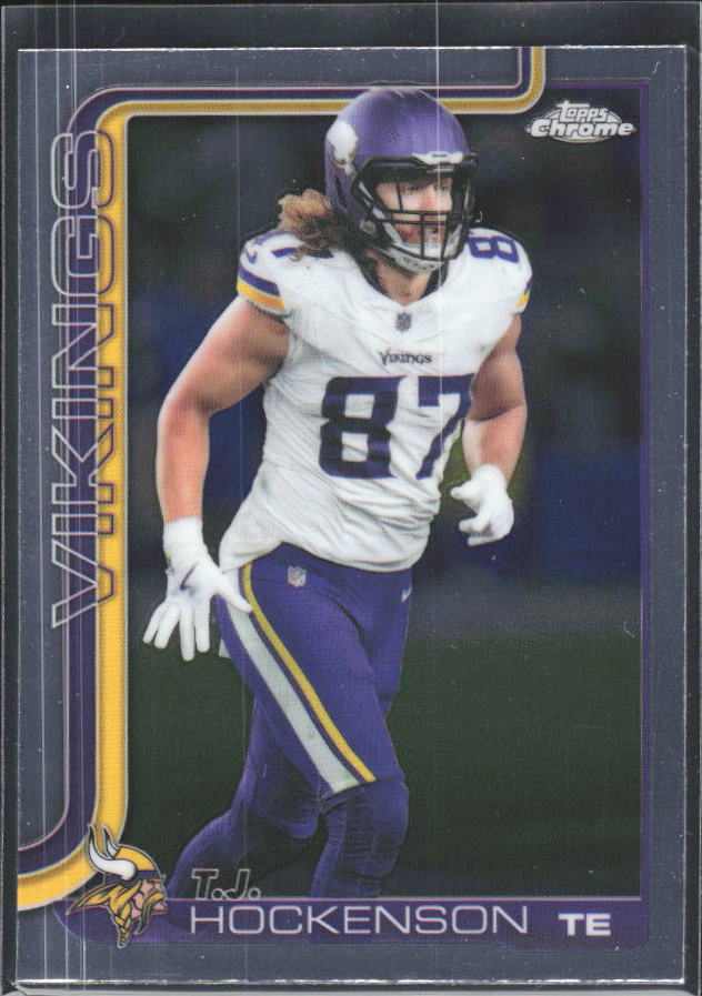 2025 Topps Chrome #200 T.J. Hockenson – framsida