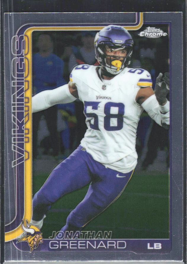 2025 Topps Chrome #197 Jonathan Greenard – framsida