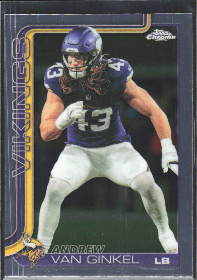 2025 Topps Chrome #198 Andrew Van Ginkel – framsida