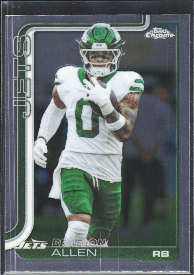2025 Topps Chrome #240 Braelon Allen – framsida