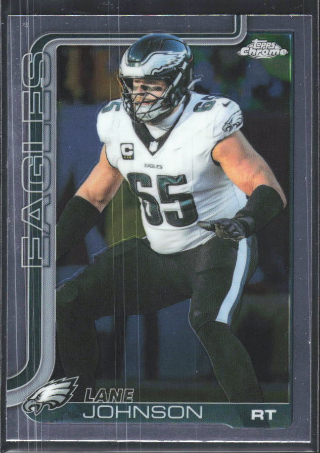 2025 Topps Chrome #246 Lane Johnson – framsida