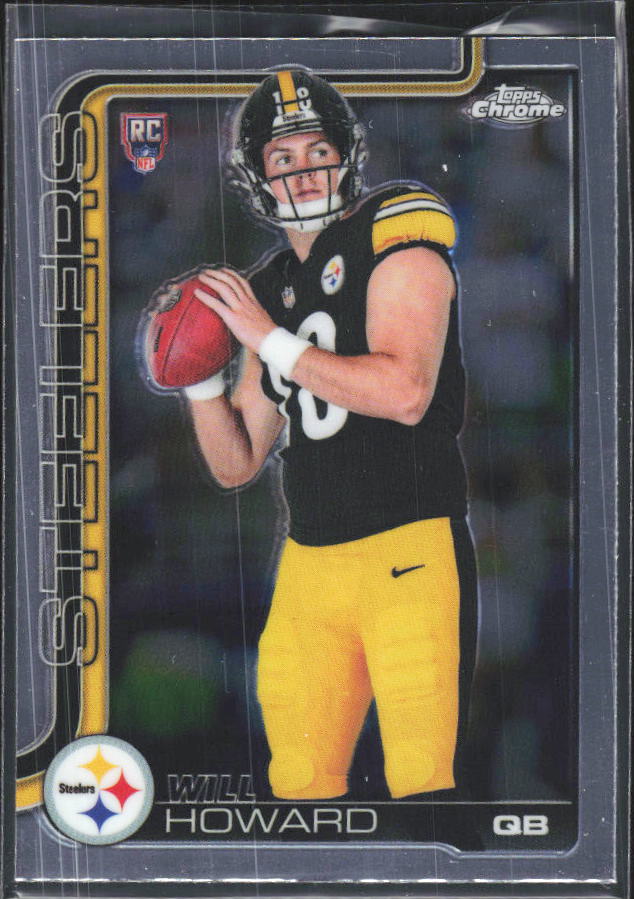 2025 Topps Chrome #321 Will Howard – framsida