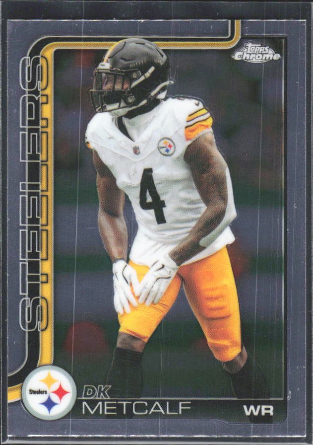 2025 Topps Chrome #254 DK Metcalf – framsida
