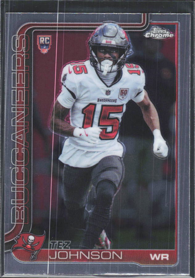 2025 Topps Chrome #342 Tez Johnson – framsida