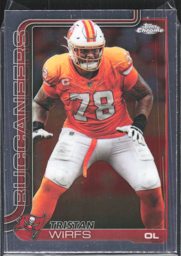 2025 Topps Chrome #287 Tristan Wirfs – framsida