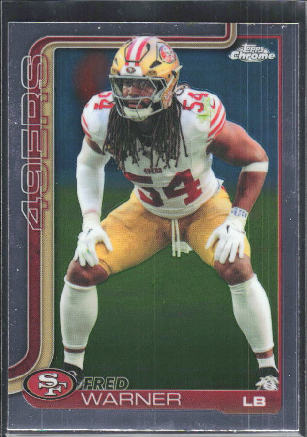 2025 Topps Chrome #268 Fred Warner – framsida