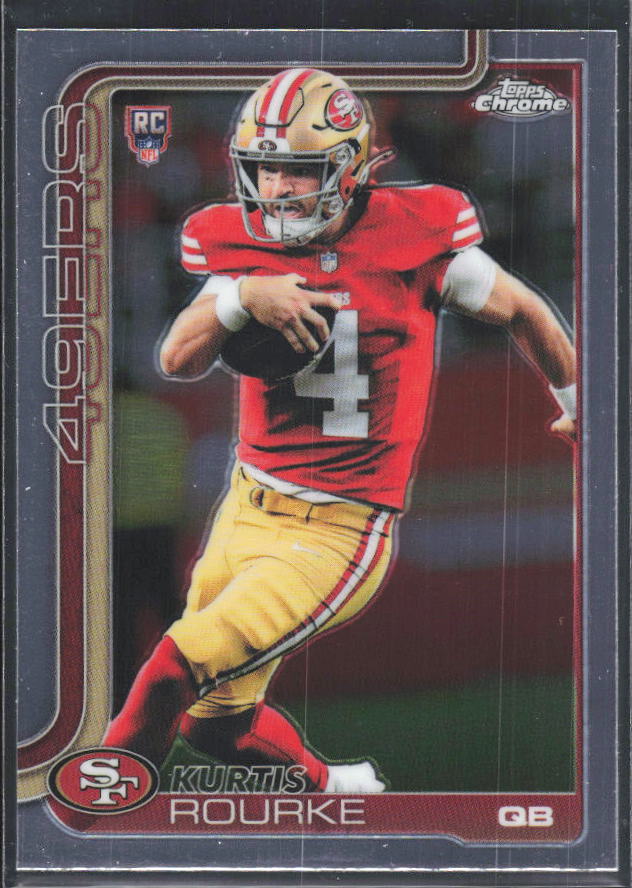 2025 Topps Chrome #307 Kurtis Rourke – framsida