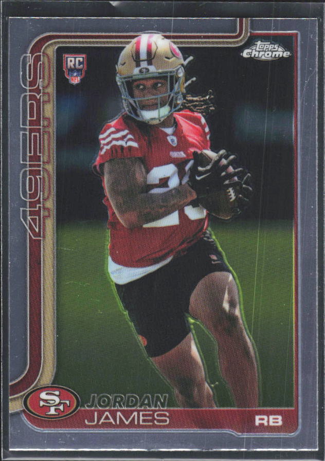 2025 Topps Chrome #329 Jordan James – framsida