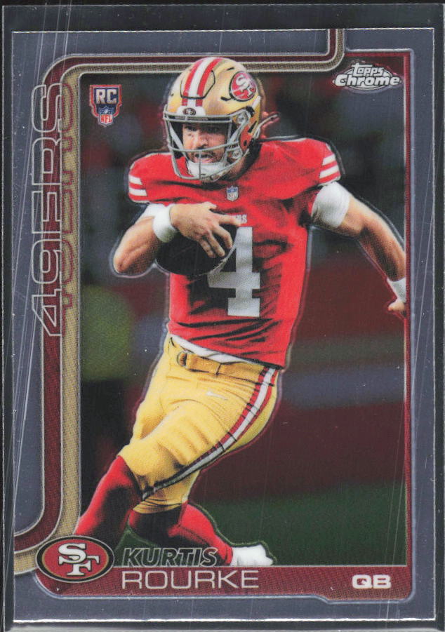 2025 Topps Chrome #307 Kurtis Rourke – framsida