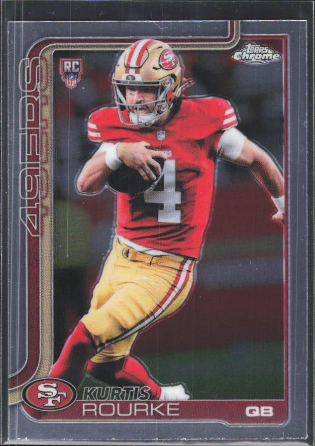 2025 Topps Chrome #307 Kurtis Rourke – framsida