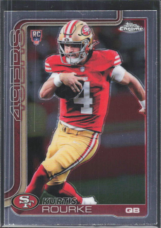 2025 Topps Chrome #307 Kurtis Rourke – framsida