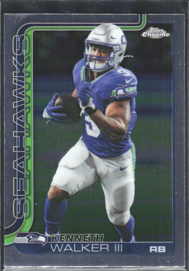 2025 Topps Chrome #276 Kenneth Walker III – framsida