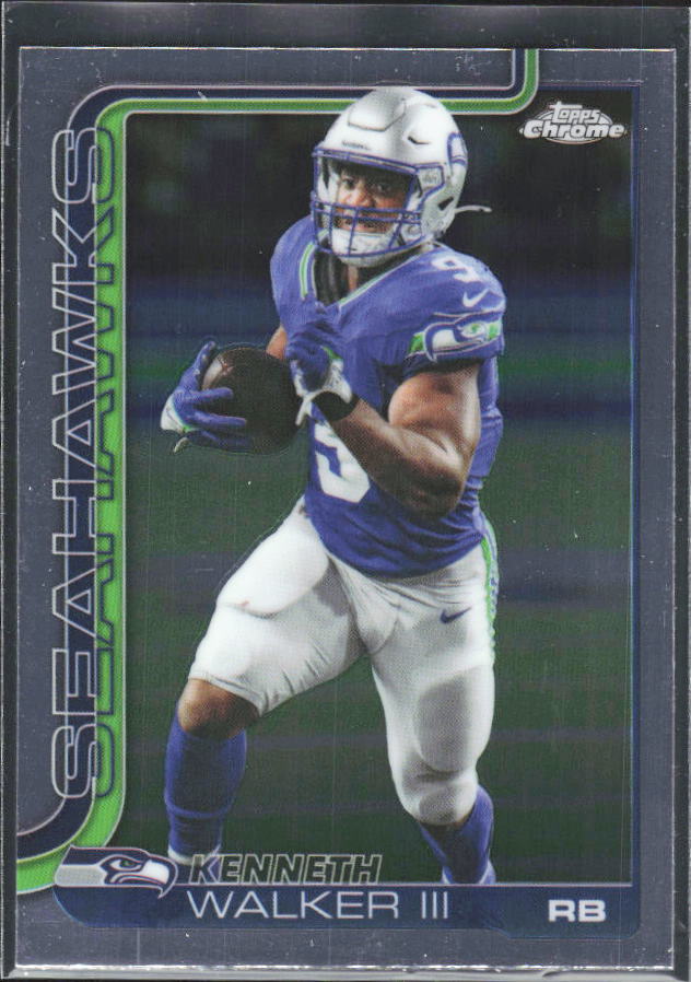 2025 Topps Chrome #276 Kenneth Walker III – framsida