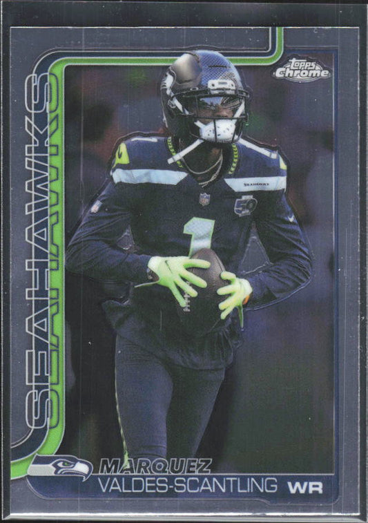 2025 Topps Chrome #272 Marquez Valdes-Scantling – framsida