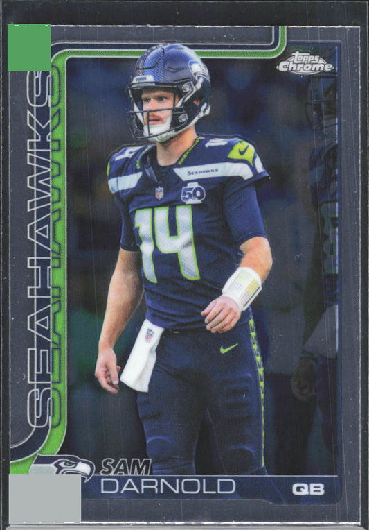 2025 Topps Chrome #275 Sam Darnold – framsida