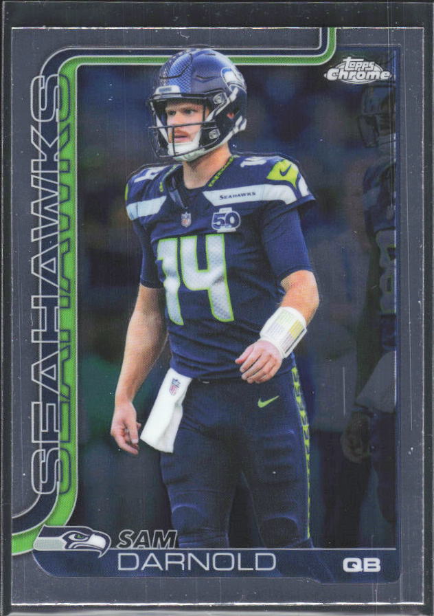 2025 Topps Chrome #275 Sam Darnold – framsida