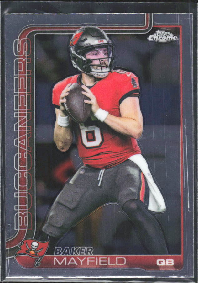2025 Topps Chrome #281 Baker Mayfield – framsida
