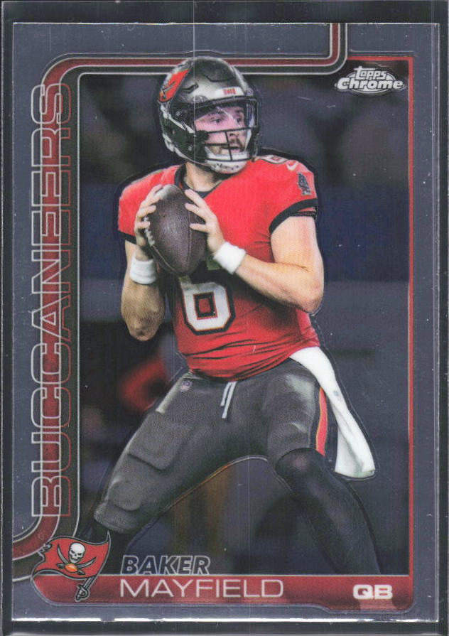 2025 Topps Chrome #281 Baker Mayfield – framsida