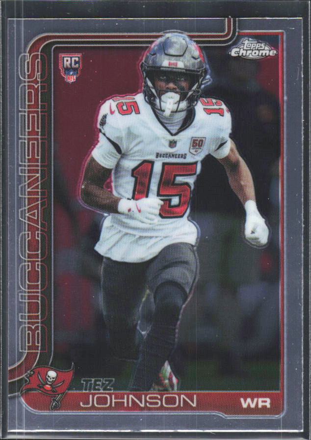 2025 Topps Chrome #342 Tez Johnson – framsida