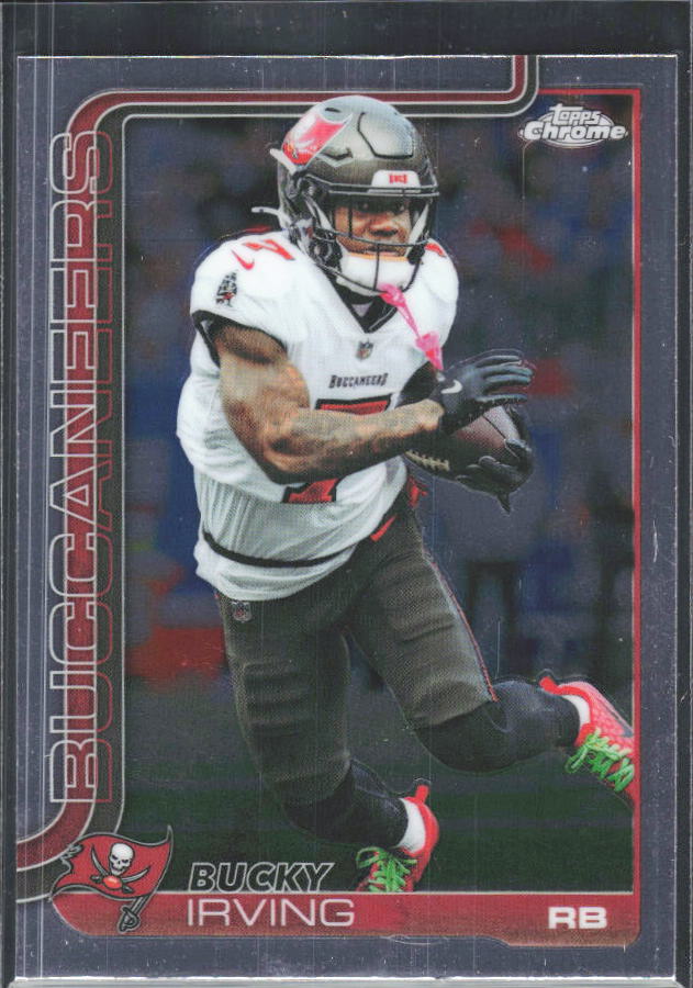 2025 Topps Chrome #285 Bucky Irving – framsida
