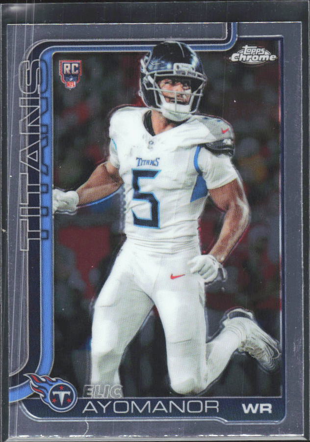 2025 Topps Chrome #336 Elic Ayomanor – framsida