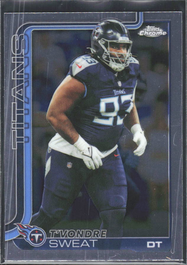 2025 Topps Chrome #292 T'Vondre Sweat – framsida