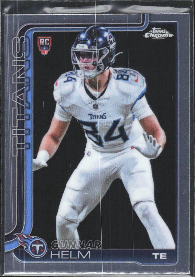 2025 2025 Topps Chrome #305 Gunnar Helm – framsida