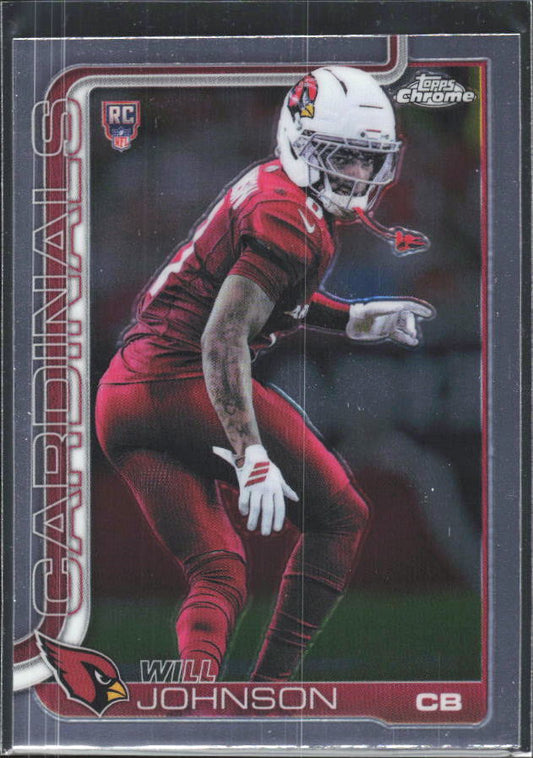 2025 Topps Chrome #349 Will Johnson – framsida