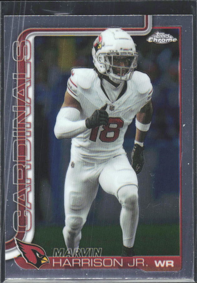 2025 Topps Chrome #1 Marvin Harrison Jr. – framsida